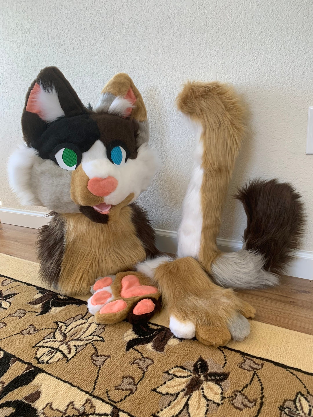 Calico Cat Fursuit Mini Partial Premade Etsy