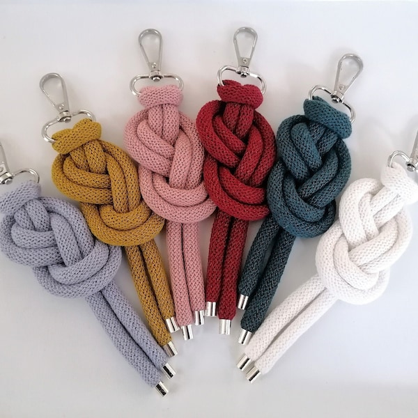Knot Keychain Etsy
