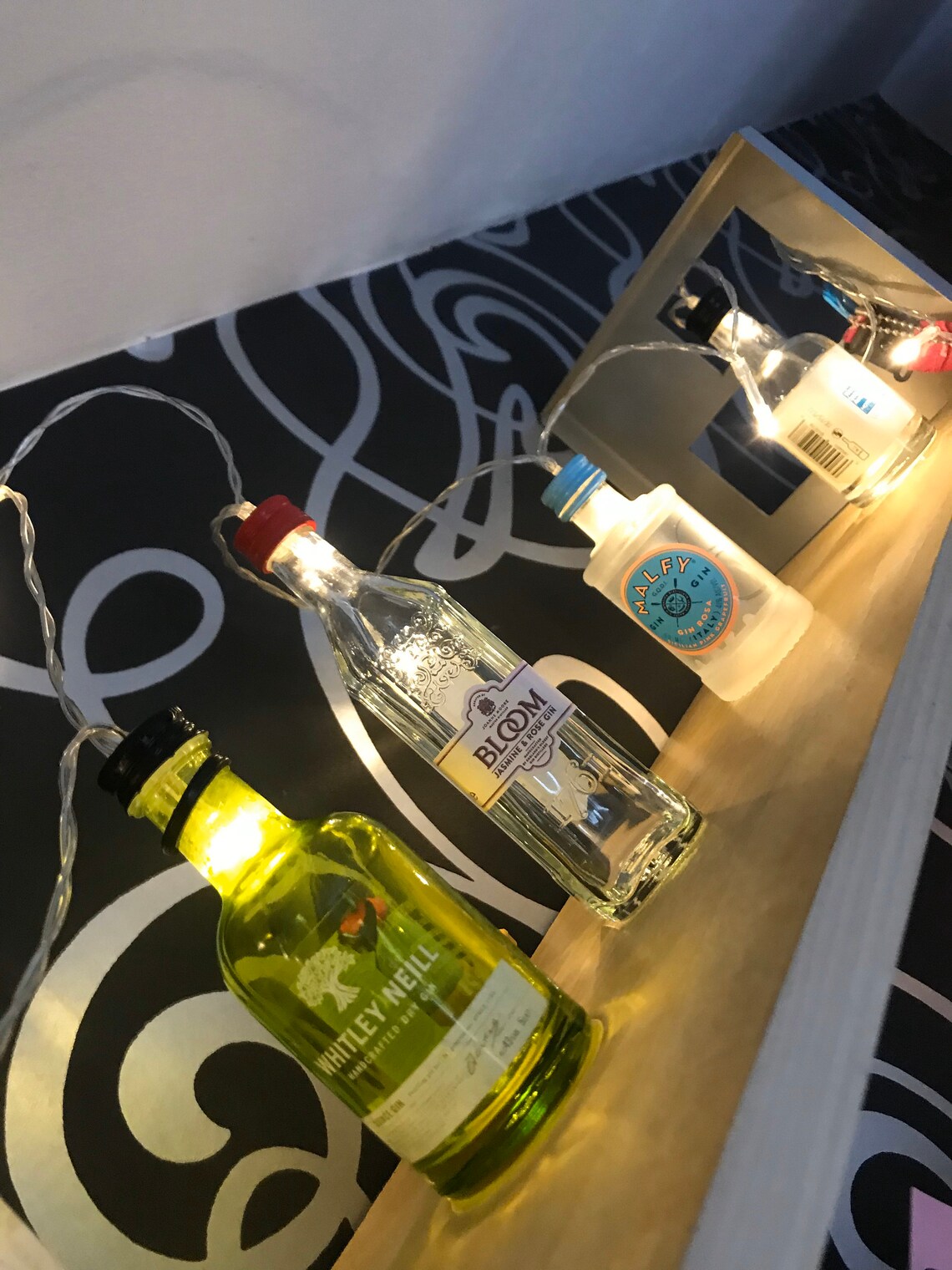 Gin Bottle Fairy Lights Etsy