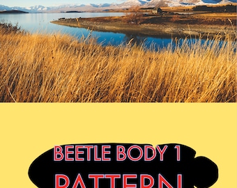 Beetle Foam Body 1 SVG Cut File for Fly Fishing and Fly Tying - Cricut/Silhouette