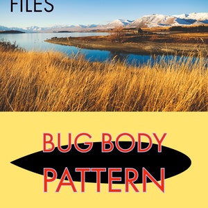 Bug Body SVG Cut File for Fly Fishing and Fly Tying - Cricut/Silhouette