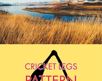 Cricket Foam Legs SVG Cut File for Fly Fishing and Fly Tying - Cricut/Silhouette