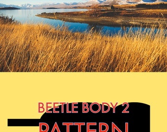 Beetle Foam Body 2 SVG Cut File for Fly Fishing and Fly Tying - Cricut/Silhouette