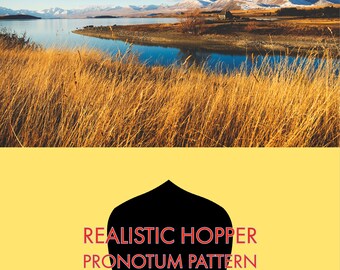 Realistic Hopper Foam Pronotum SVG Cut File for Fly Fishing and Fly Tying - Cricut/Silhouette