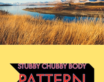Stubby Chubby Foam Body SVG Cut File for Fly Fishing and Fly Tying - Cricut/Silhouette