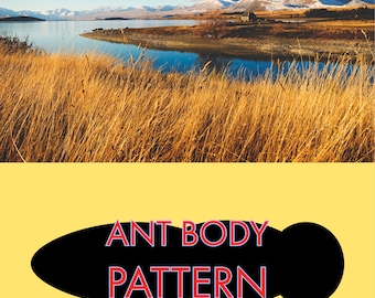 Ant Foam Body SVG Cut File for Fly Fishing and Fly Tying - Cricut/Silhouette