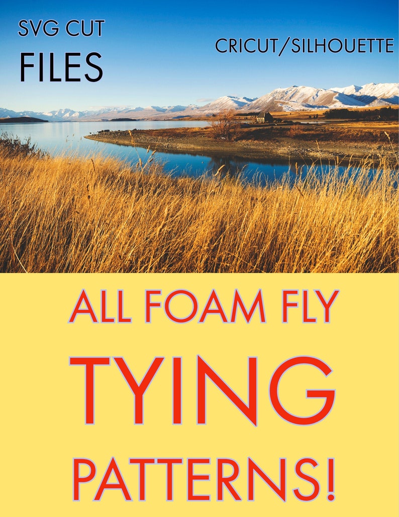 Download Toys Games Fishing All Foam Fly Tying Patterns Svg Cut File For Fly Fishing And Fly Tying Cricutsilhouette