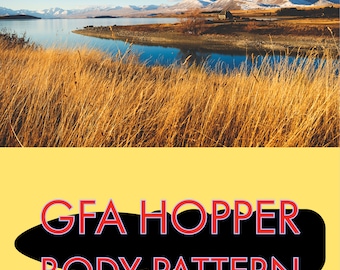 GFA Hopper Body SVG Cut File for Fly Fishing and Fly Tying - Cricut/Silhouette