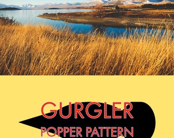 Gurgler Popper Foam Body SVG Cut File for Fly Fishing and Fly Tying - Cricut/Silhouette