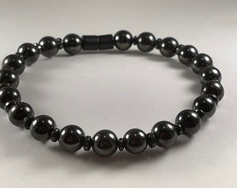 Herren Armband, ganzheitliche magnetische Hämatit Therapie