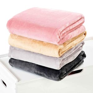 Personalised Embroidered Throw Blanket. Snuggle blanket.