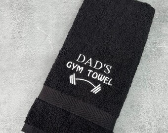 Personalised gym towel for fitness | Sweat towel | Workout towel | Gift for him | Gift for her | Embroidered sports towel 60x40 cm