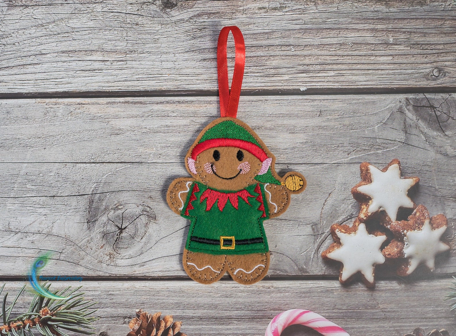 Elf Gingerbread Man Christmas Tree decorations Christmas | Etsy
