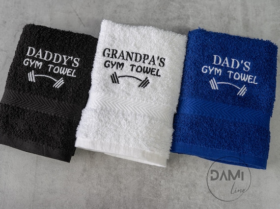 Personalised gym towel for fitness | Sweat towel | Workout towel | Embroidered sports towel