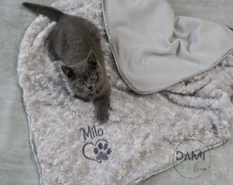 personalised cat blanket