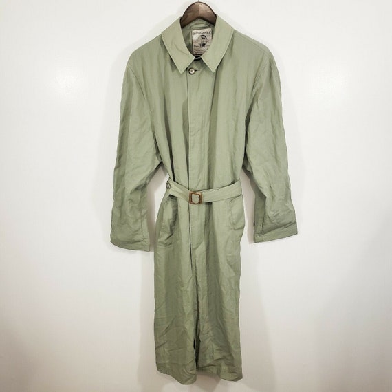 Banana Republic Men's 90s Vintage Safari Trench Co