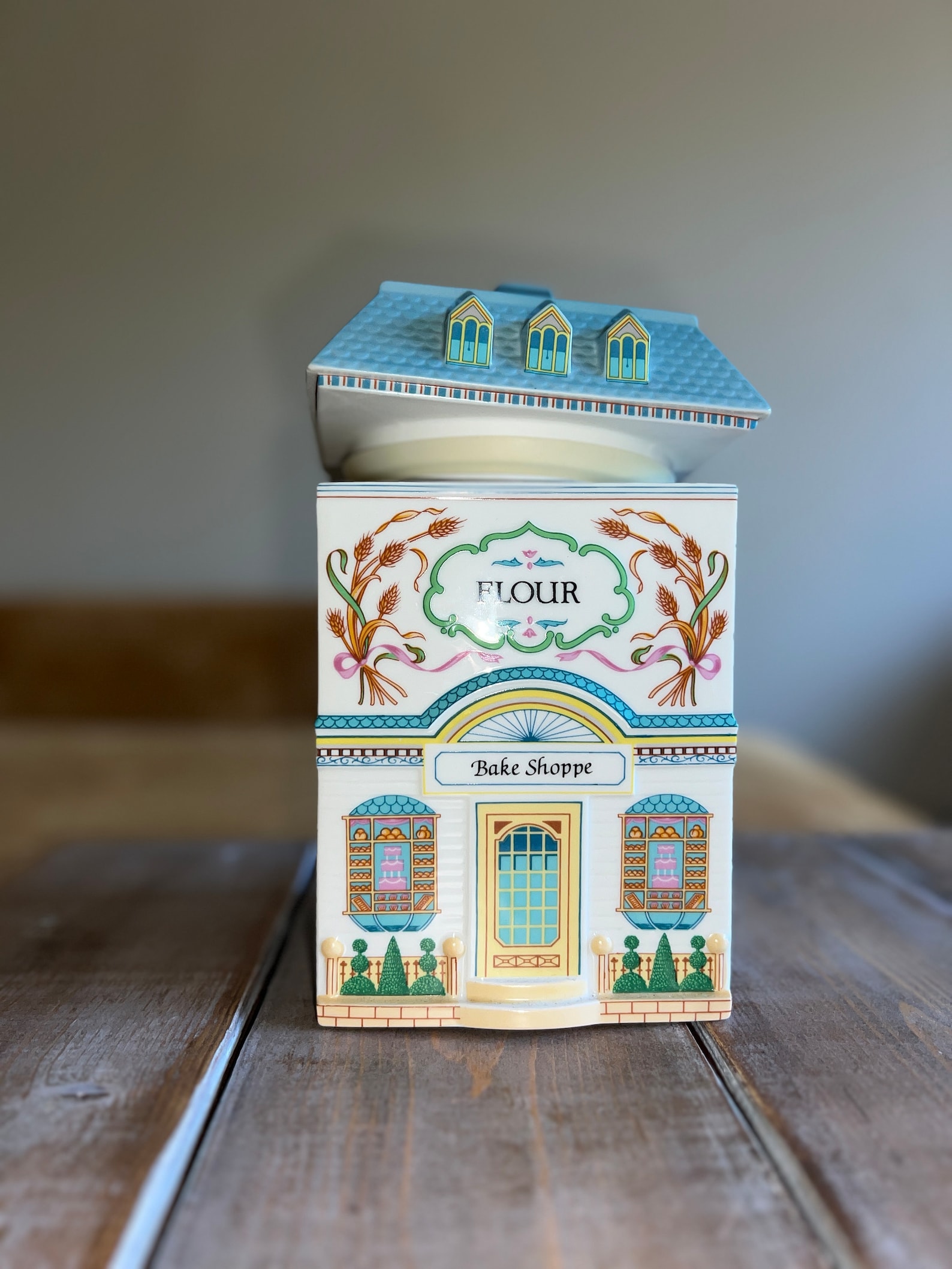 Vntg Lenox Village Collection Flour Canister - Etsy