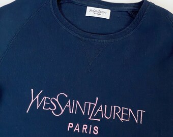 Vintage Paris University Crewneck Retro 90s