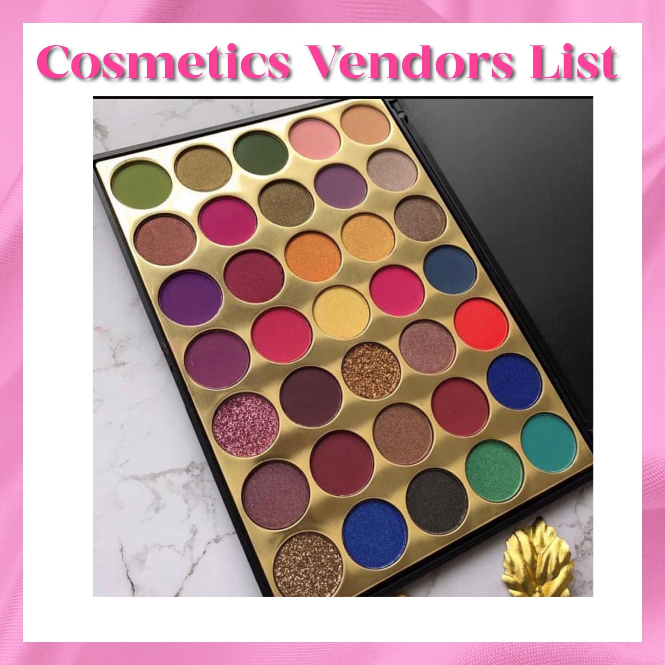Cosmetics Vendors List Make Up Vendors List Foundation  Etsy