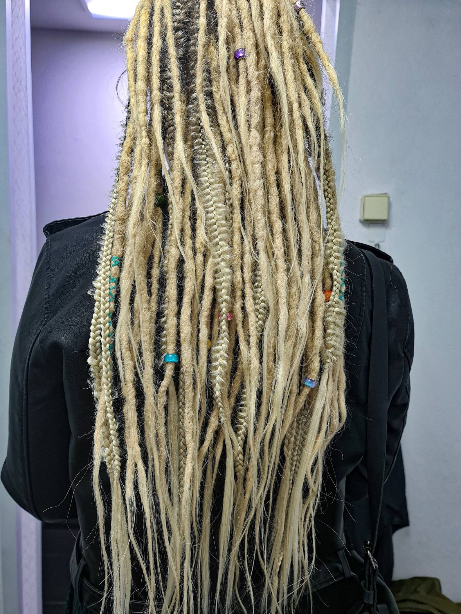 Natural boho Blonde dread extensions human hair dreadlocks Etsy