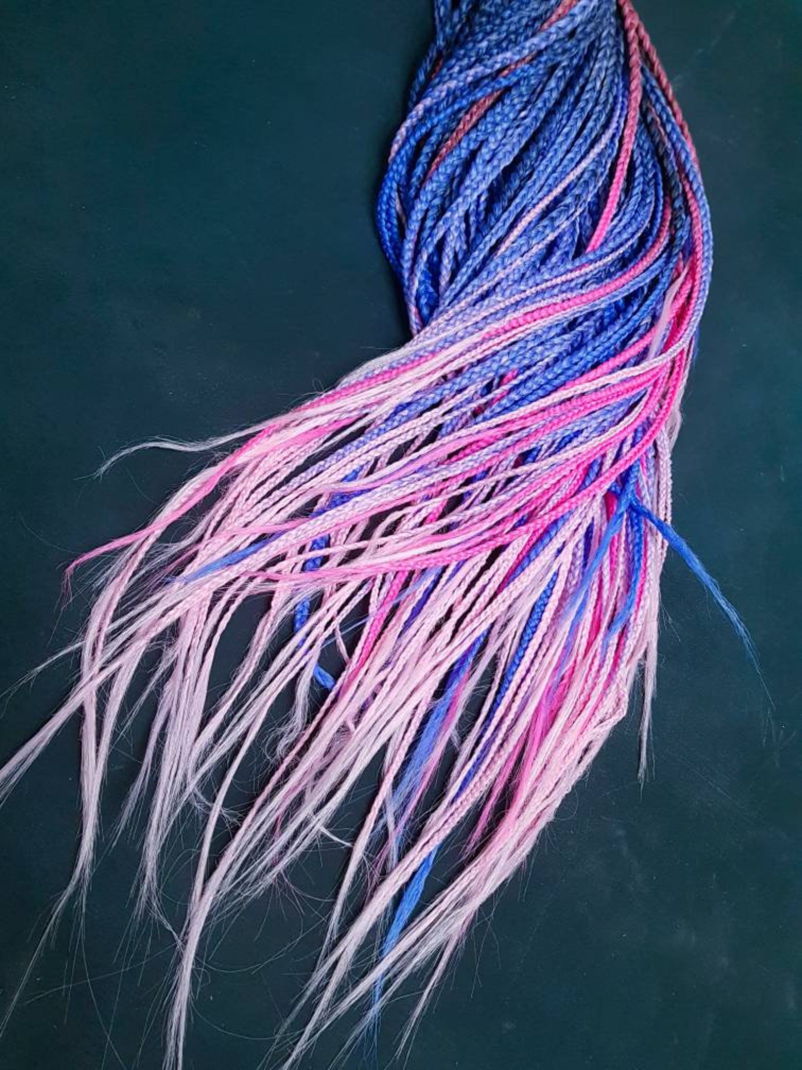 Synthetic braids double ended braids | Etsy