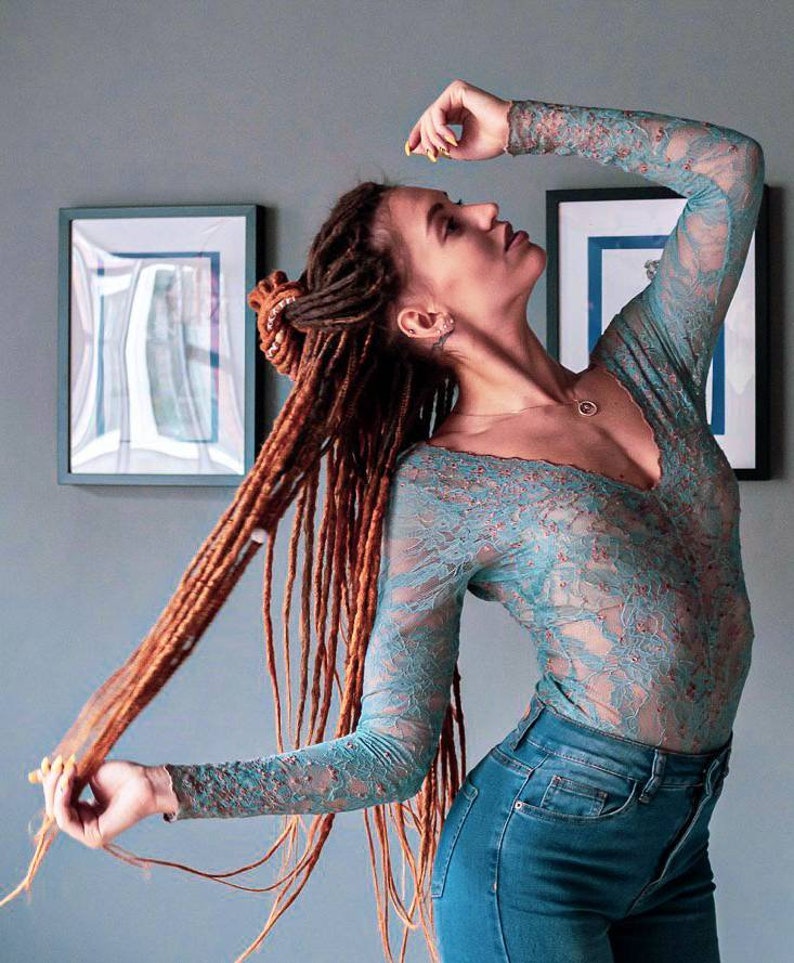 Brownginger synthetic dreads double ended dreadlocks Etsy