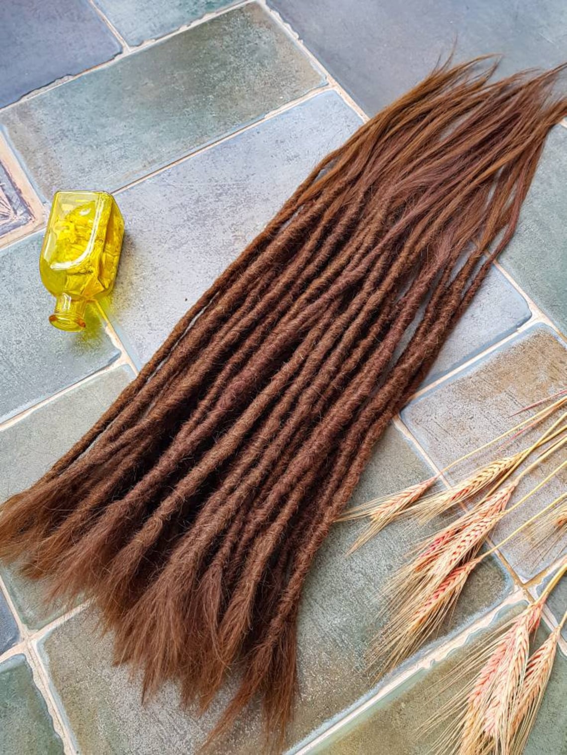 Natural dreadlock extensions human hair dreads warm brown Etsy