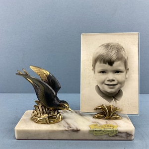 Fotohouder met vogel uit Frankrijk