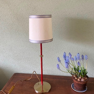 Memphis style high table lamp