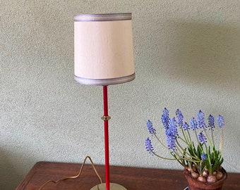 Memphis style high table lamp