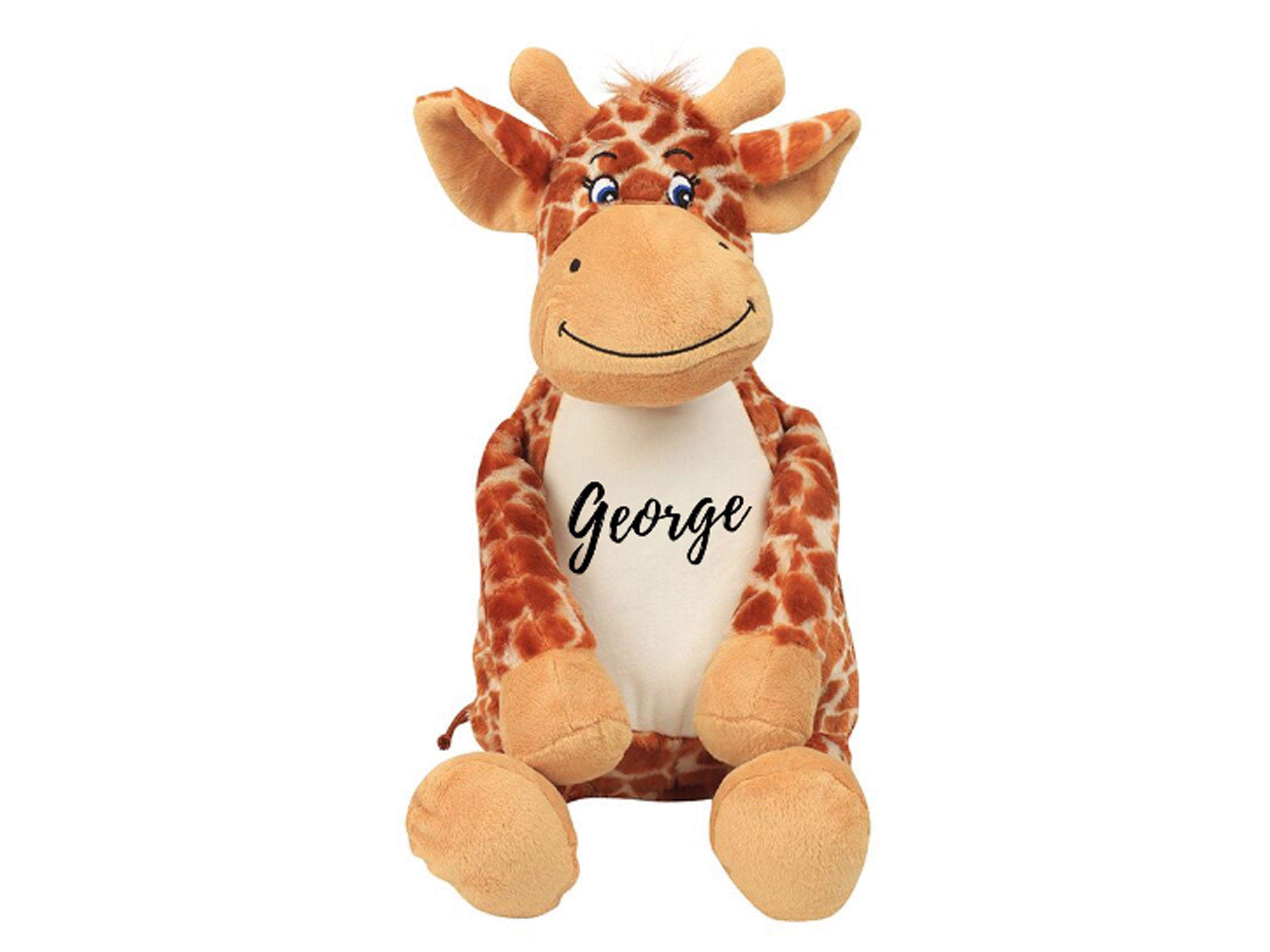 Giraffe Personalised Teddy. Childrens Gift. Personalised Etsy UK