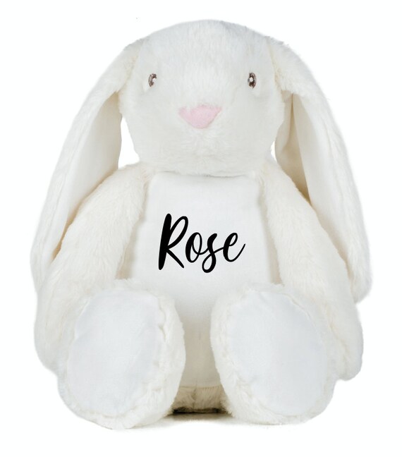 personalised bunny soft toy