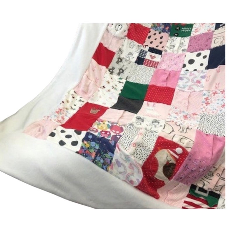 Baby Grow Memory Patch Work Quilt Bereavement Blanket Etsy UK