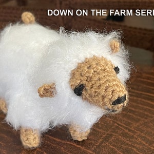 Barn horse farm/Crocheted storage farm/sheep fence farmyard/ Tractor farmer barnyard/Play mat carrier farm/Toy colorful farm image 8