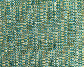 Green//blue//gold//pillow cover//linen//zipper//custom made//decorative throw pillow//