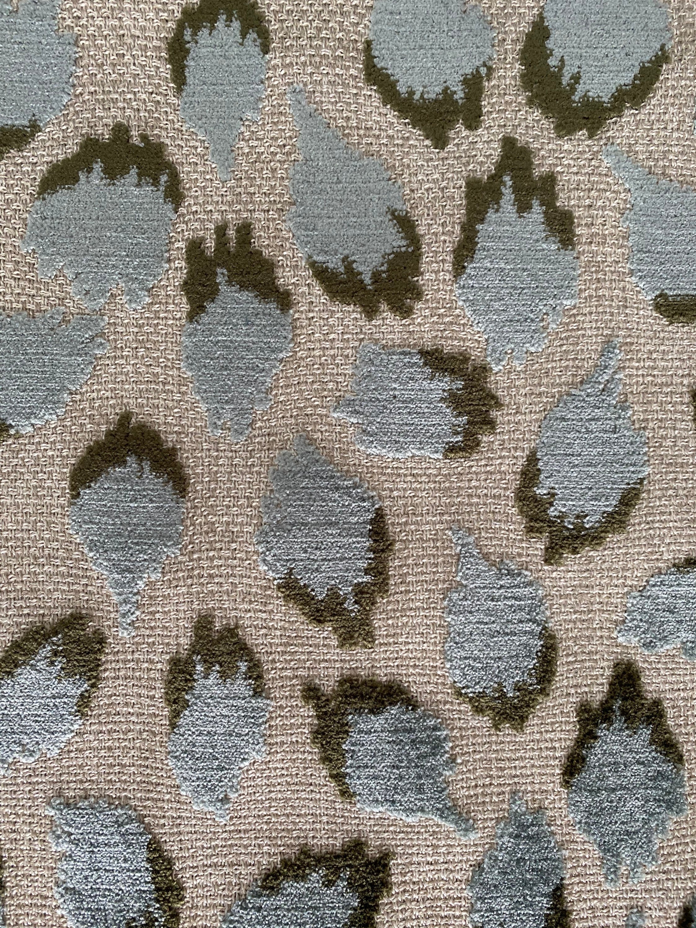 Blue//green//pillow Cover//zipper//custom Made// Decorative Etsy