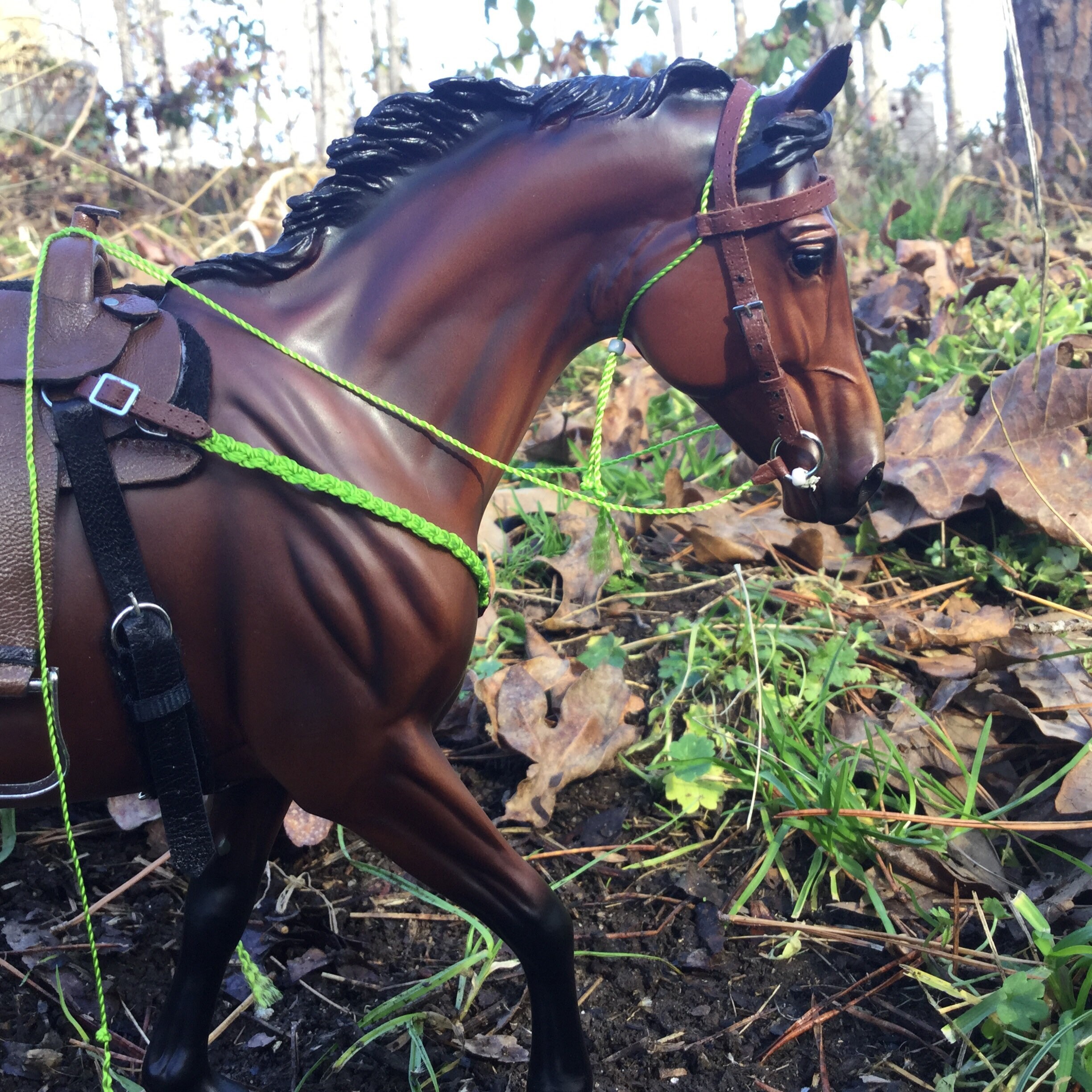 Breyer western lime green tack set saddle NOT included Etsy