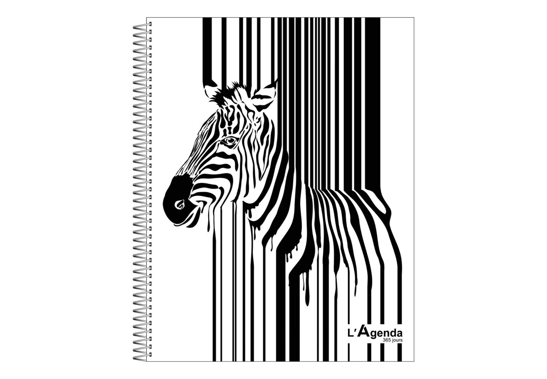 School Diary 20232024 / Large Format / Zebra / Stationery / Etsy