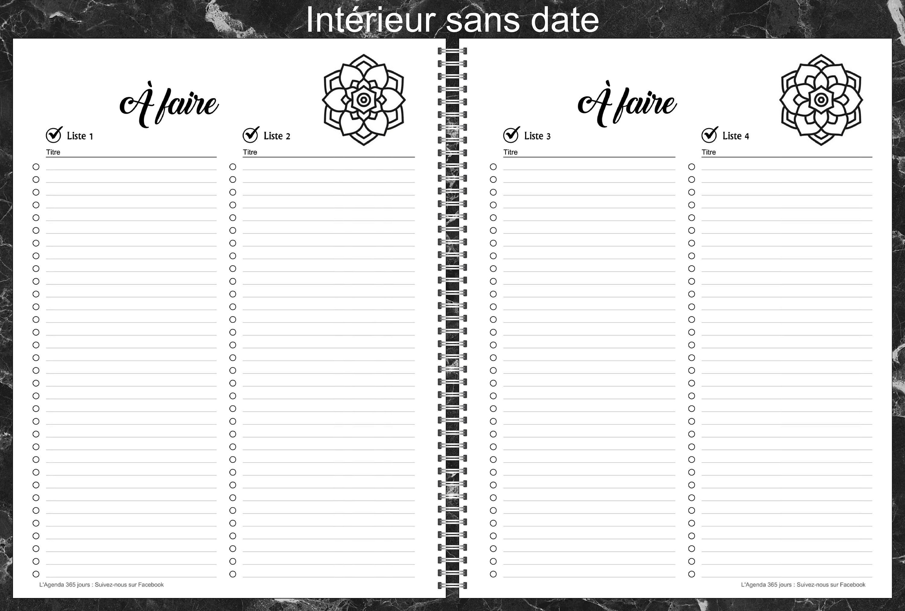 Kalender Ohne Datum / MANDALAS / Fashion / Papier | Etsy