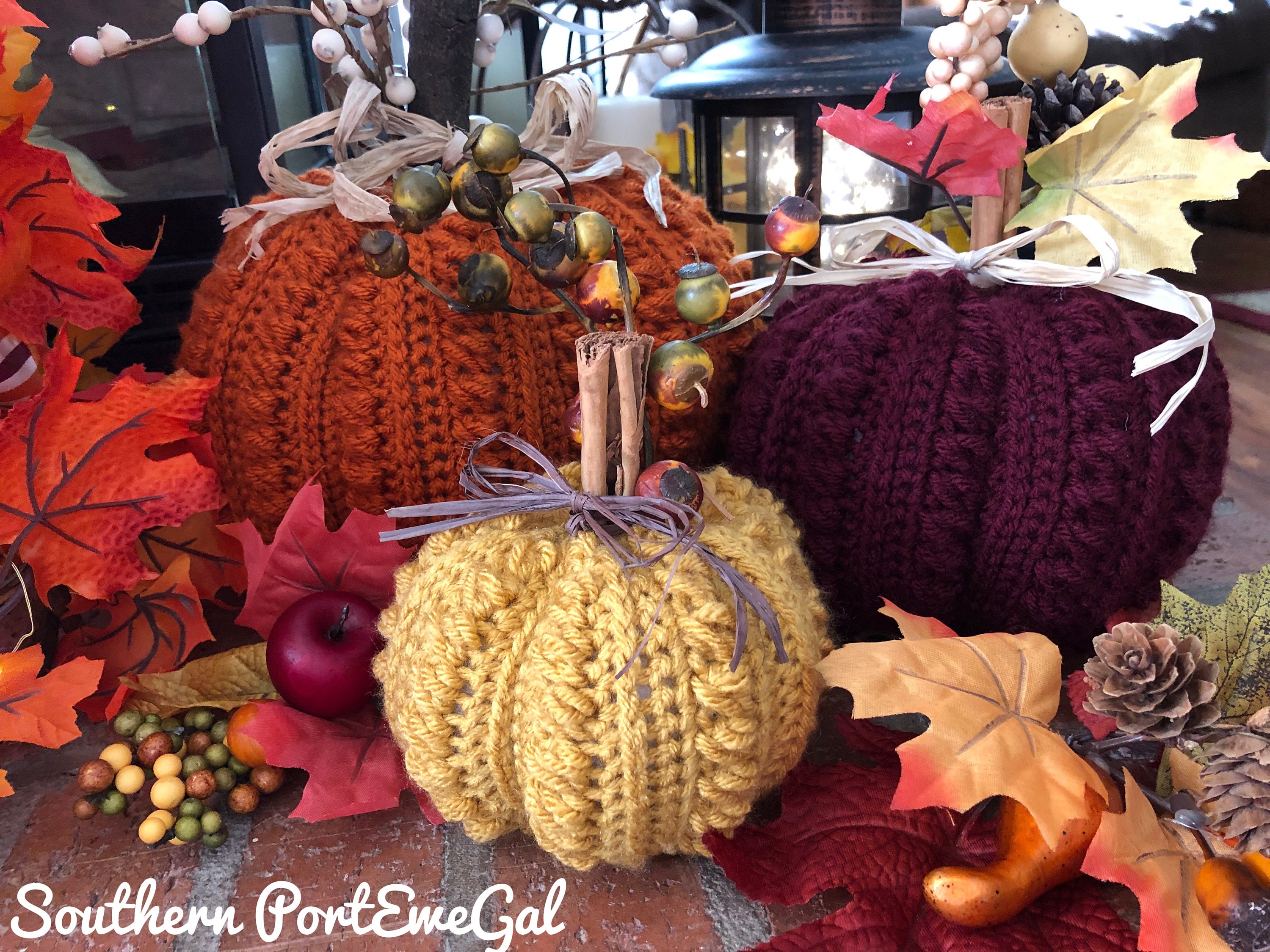 Crochet Harvest Moon Pumpkin Pattern