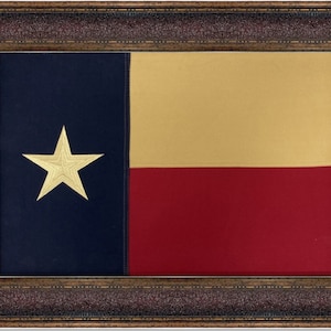 William Scott Framed Texas Flag of Independence... William Scott Framed Texas Flag of Independence...