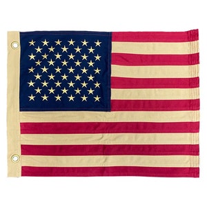 Loose USA American Flag | Cotton Cloth Embroidered Flag | Multiple Sizes