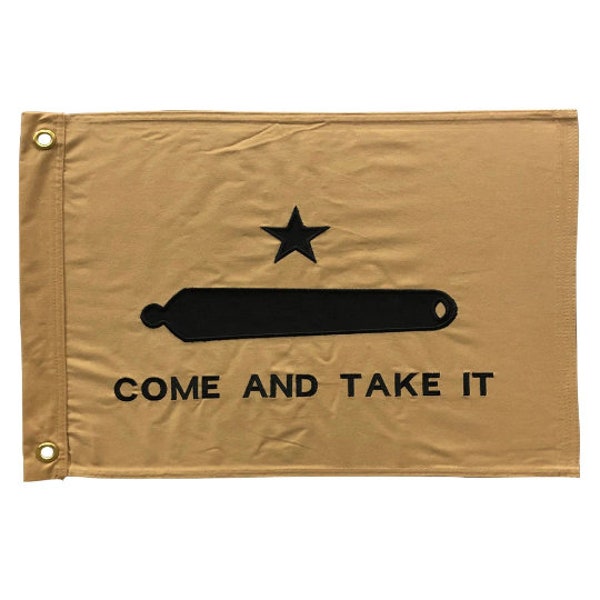 Loose Come and Take It Flag | Cotton Cloth Embroidered Flag | Multiple Sizes