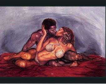 Framed African American Sensual Art | Various Styles