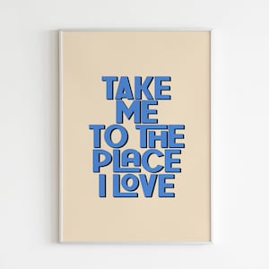 DIGITAL PRINT Take me to the place I love Red Hot Chili Peppers Under the Bridge lyrics / Rock Music / Unique / Funky Wall Art / Alternative