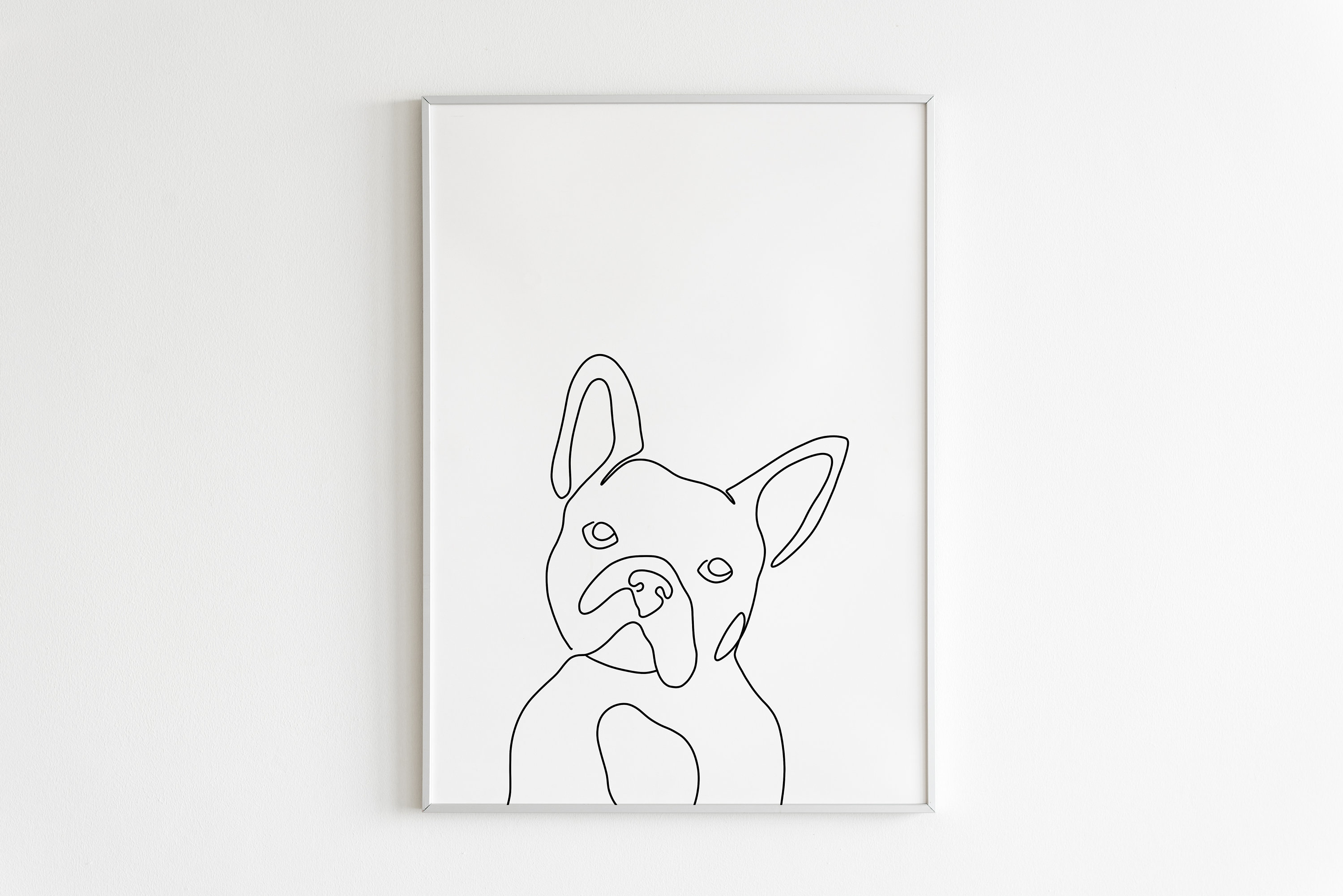 French Bulldog Original 1 Line Art Illustration Frenchie Dog T-Shirt French Bulldog Original 1 Line Art Illustration Frenchie Dog T-Shirt
