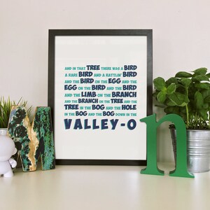 Rattlin' Bog Lyrics Print Wall Decor Irish/ireland/music/song ...
