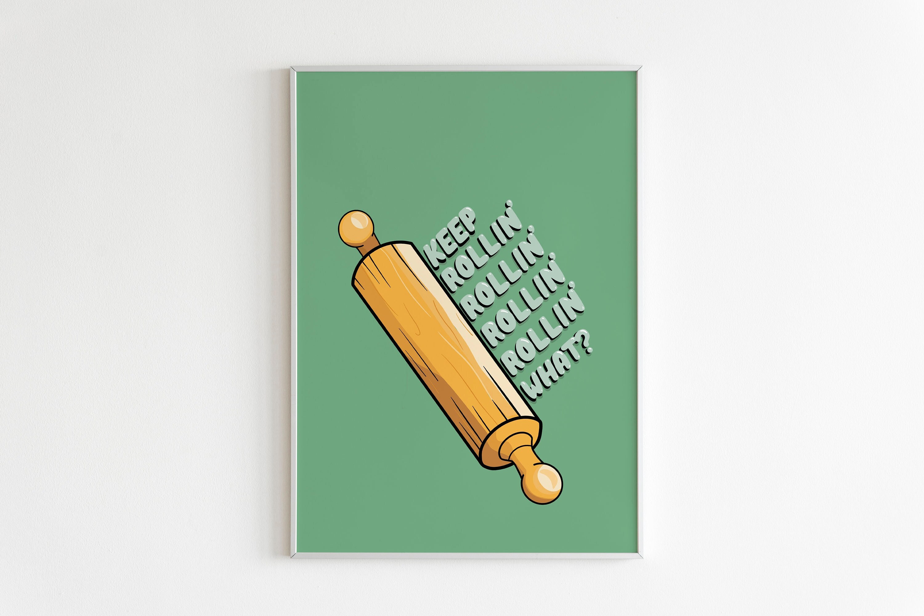 Keep Rollin' Limp Bizkit Lyric Print / Funny / Bright Etsy UK