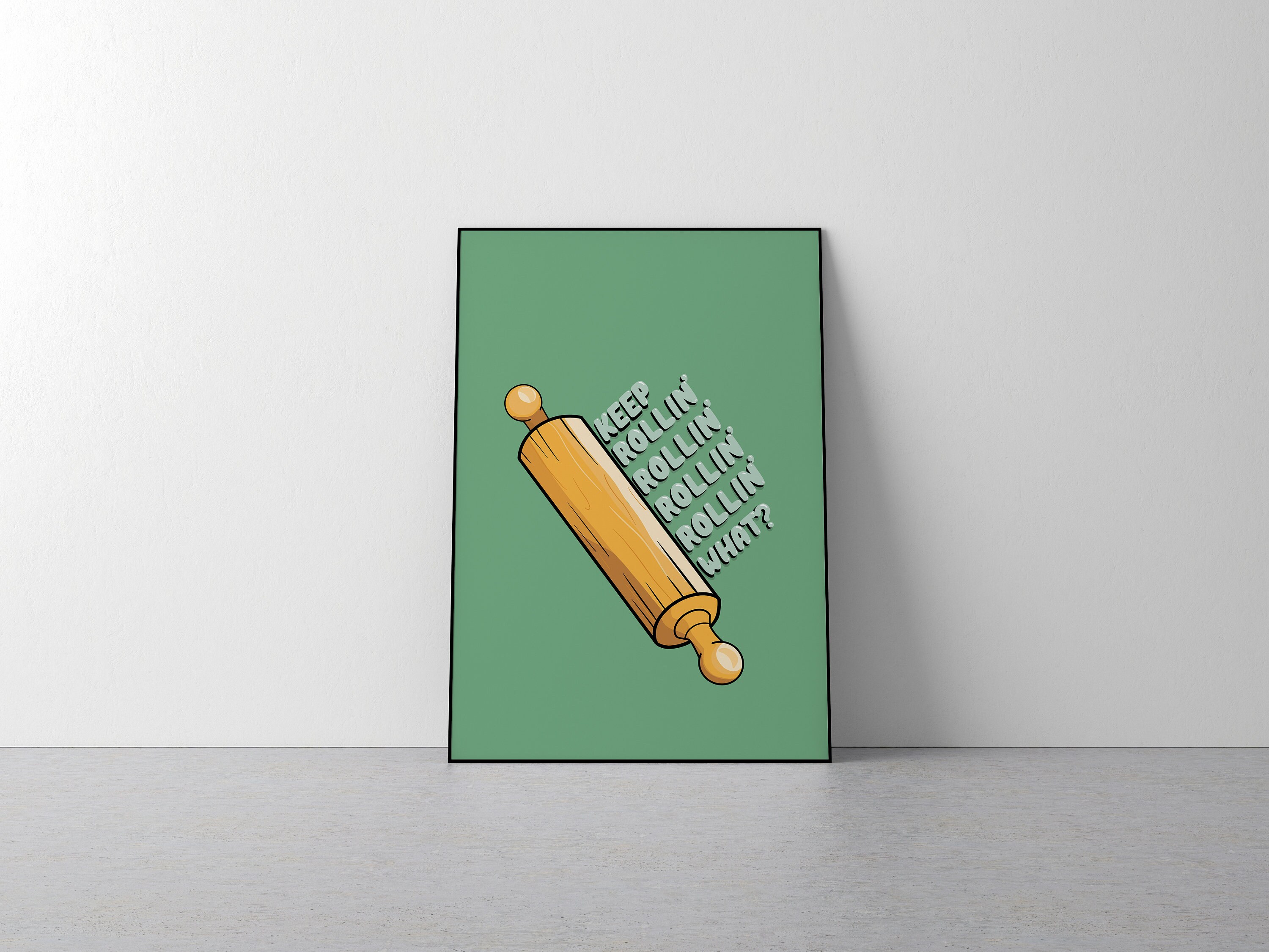 Keep Rollin' Limp Bizkit Lyric Print / Funny / Bright Etsy UK