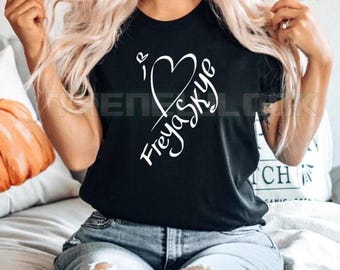 Camiseta "I Love Freye Skye" de la gira Align 2026, concierto musical, tallas para niños y adultos, nueva.